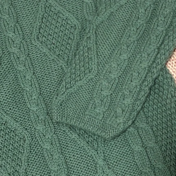 Connemara Cable Knit Pure New Merino Wool Cardigan Sweater Ireland - Picture 4 of 7